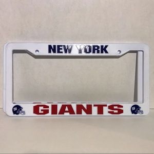 New York Giants Football License Plate Frames